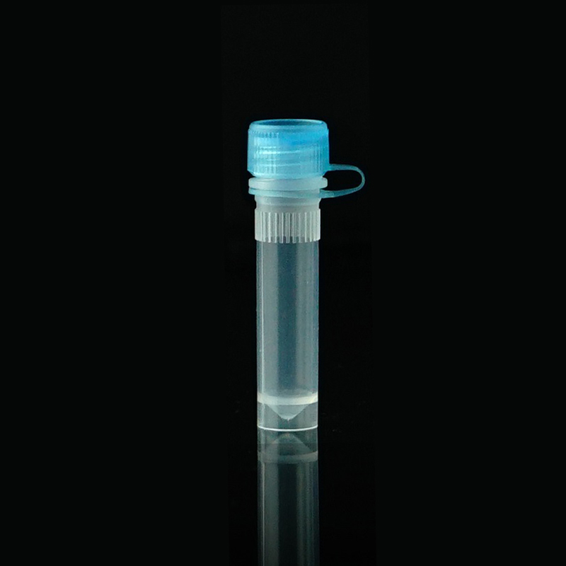 2.0ml可立红色样品管,(连体螺旋盖带胶圈),连体装,灭菌